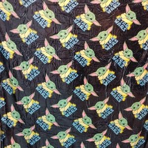 Star Wars Yoda blanket. 50x40